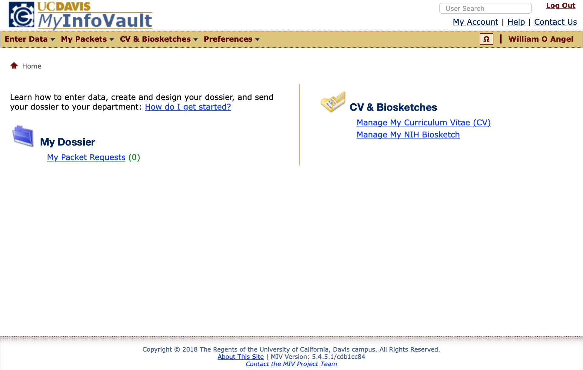 MIV's classic UI